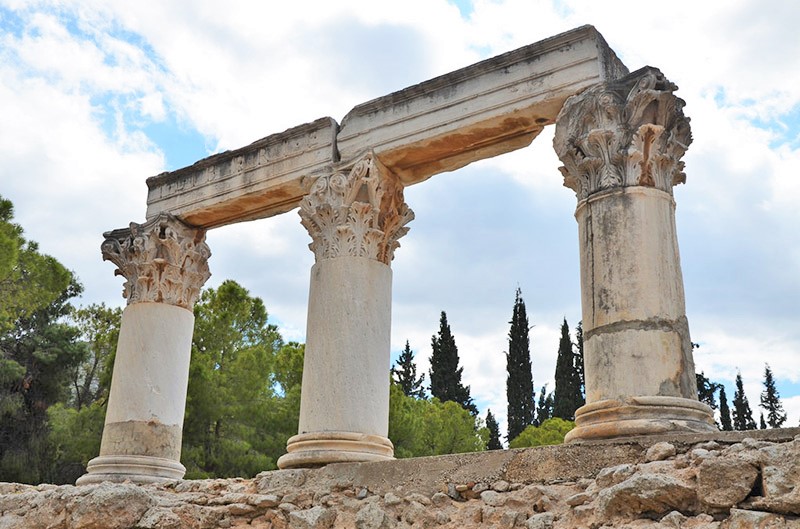 Ο ναός της Οκτάβιας,αδερφής του αυτοκράτορα Αυγούστου Ο ναός της Οκτάβιας,αδερφής του αυτοκράτορα Αυγούστου