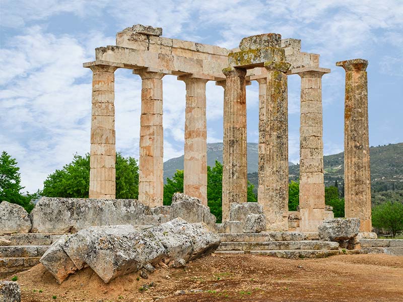 Ο ναός του Δία στην Αρχαία Νεμέα