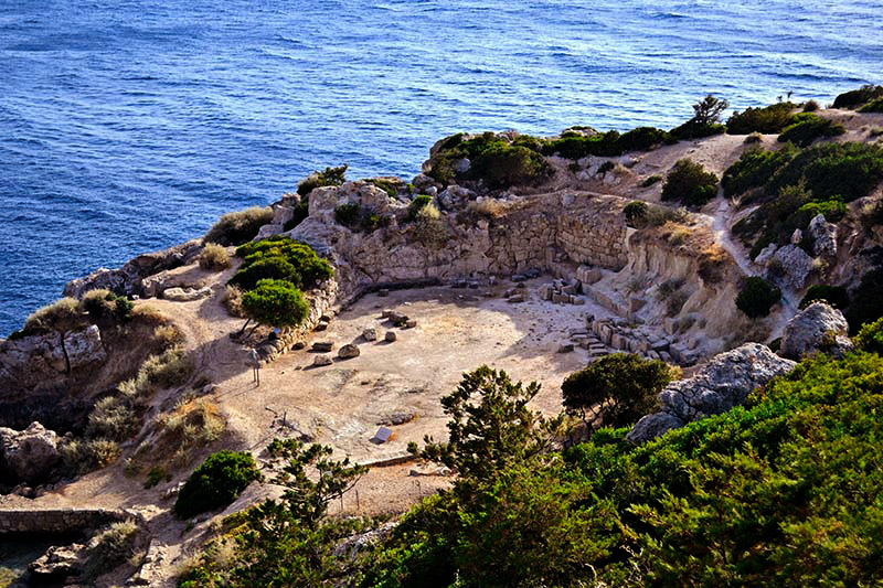 Ο χώρος που ήταν κτισμένος ο ναός της Ήρας