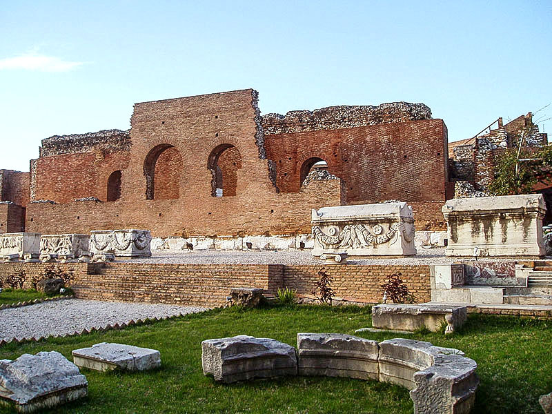 Άποψη του Ρωμαϊκού Ωδείου Πάτρας