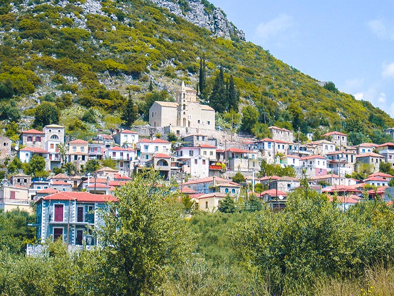 Το χωριό Προσήλιο στη Μεσσηνία